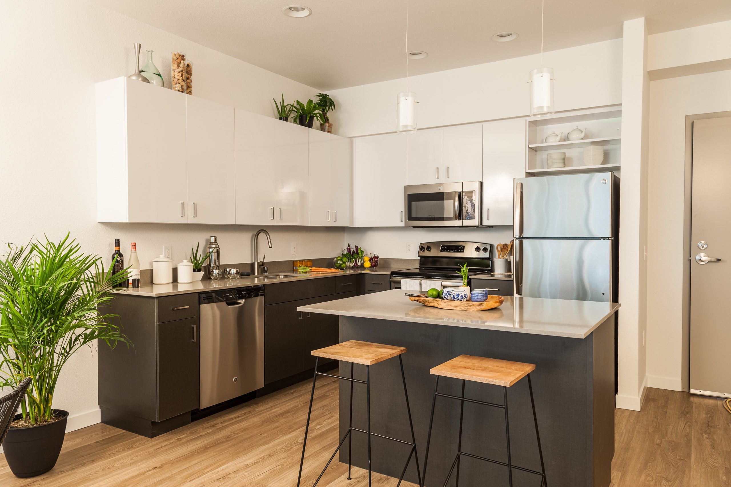 blog image of small, organized apartment kitchen